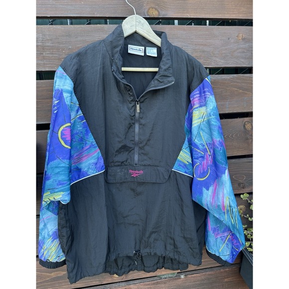 Reebok Other - Vintage 90s Unisex Reebok Windbreaker Jacket Size Large